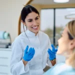 Cosmetic dentistry consultation