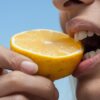 Lemon juice tooth whitening hack